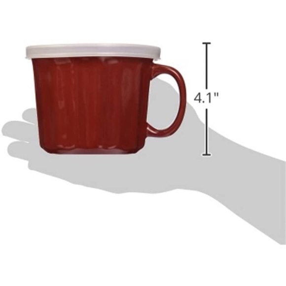 𝅺Good Cook 16 Oz. Personal Covered Stoneware soup Crock Mug - Picture 10 of 10